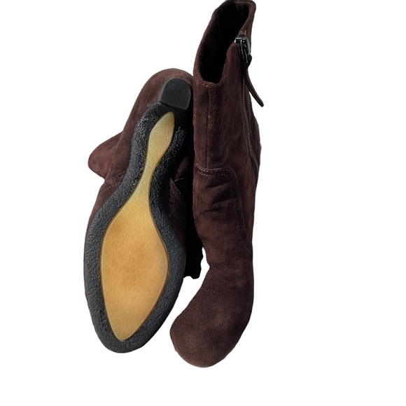 Sam Edelman Dark Brown Maddie Suede Ankle Boots / Booties - Picture 4 of 11